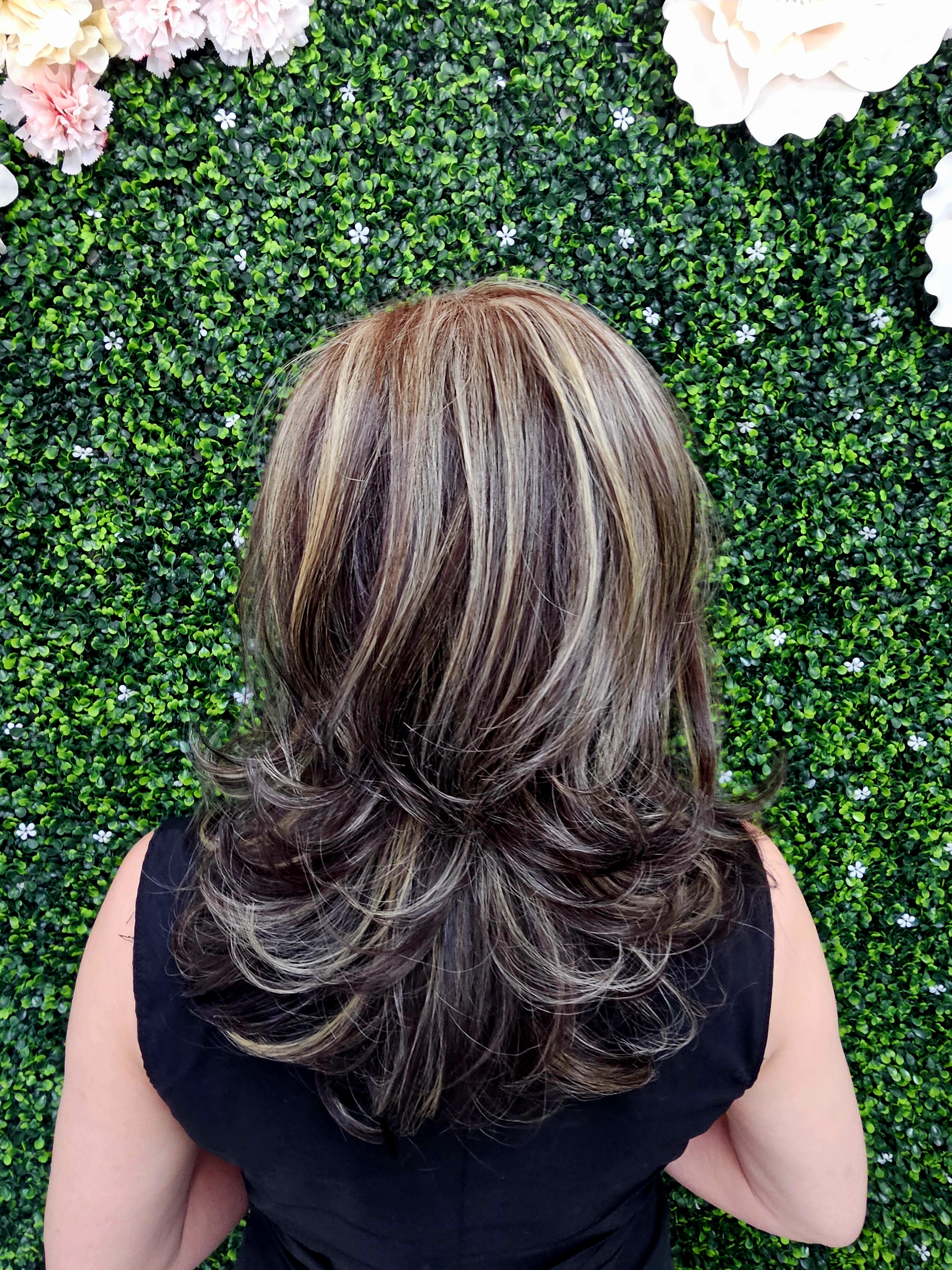 Full highlights at Pink Hair Salon, Clearwater FL