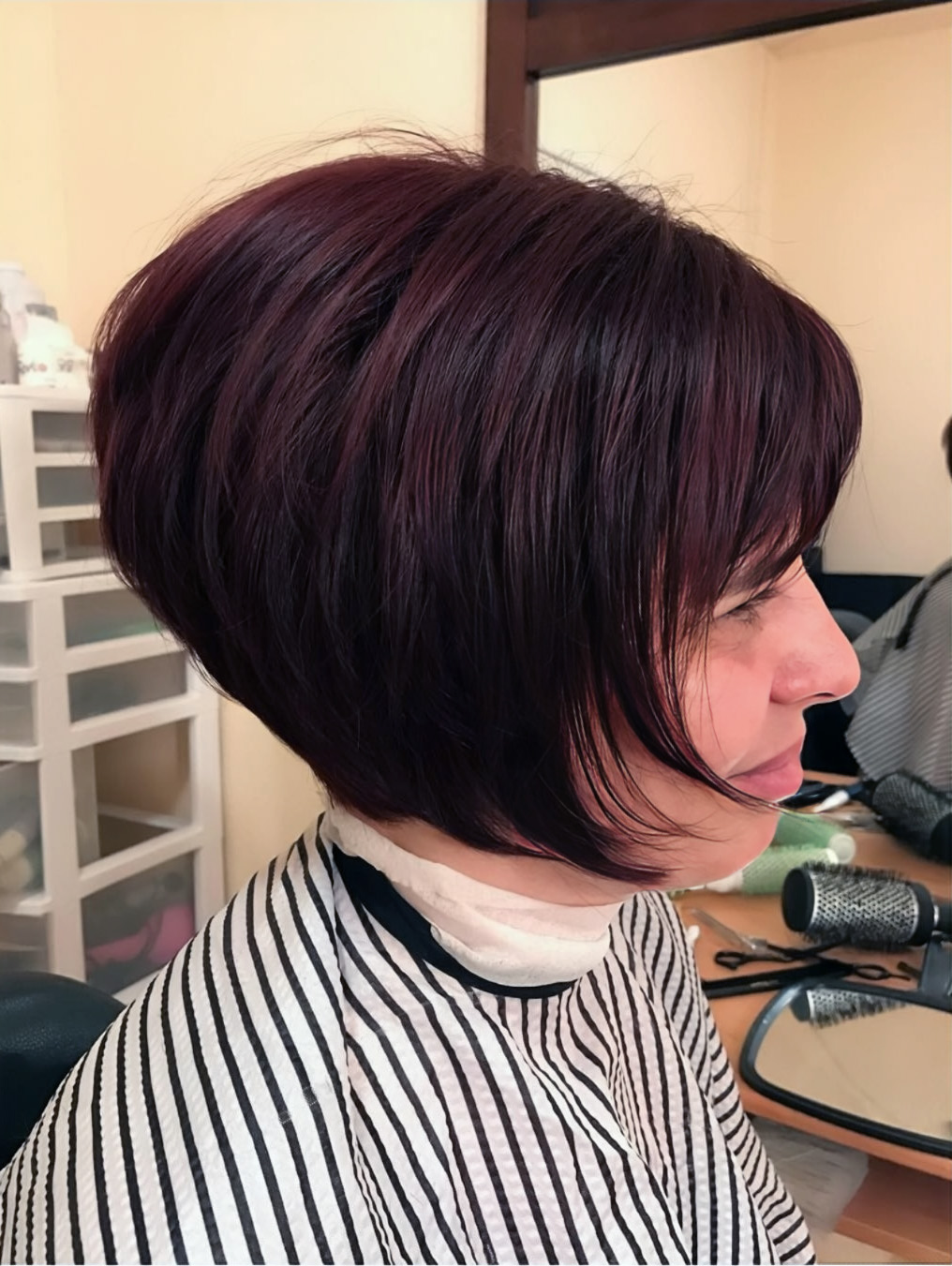Perm at Pink Hair Salon, Clearwater FL