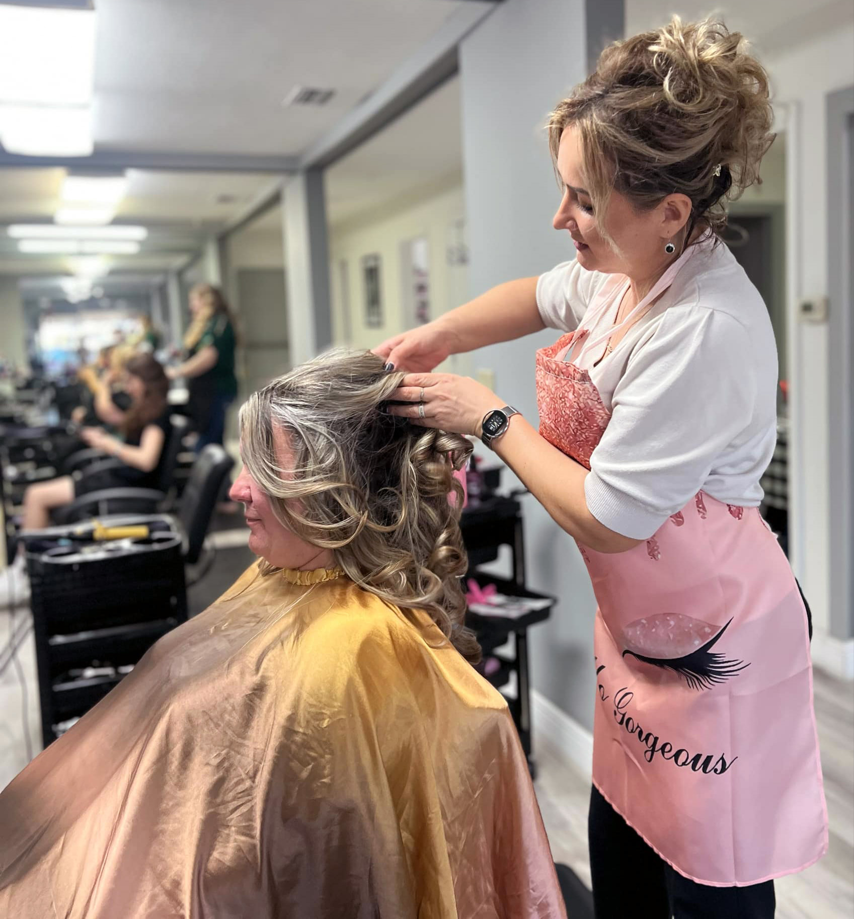 Professional salon image showcasing Pink Hair Salon's expertise and quality